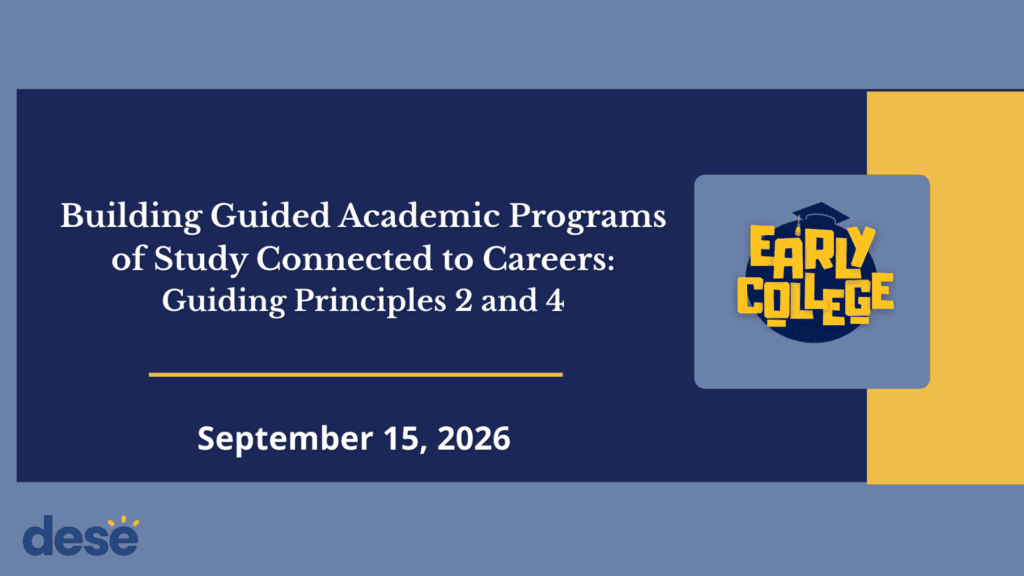 Introduction slide for professional learning webinar on September 15, 2026