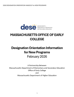 Cover image for FY26 Designation Process and Resource