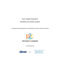 Cover for templates and artifact samples