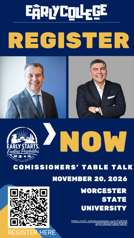 Poster Image of the Early College Table Talk